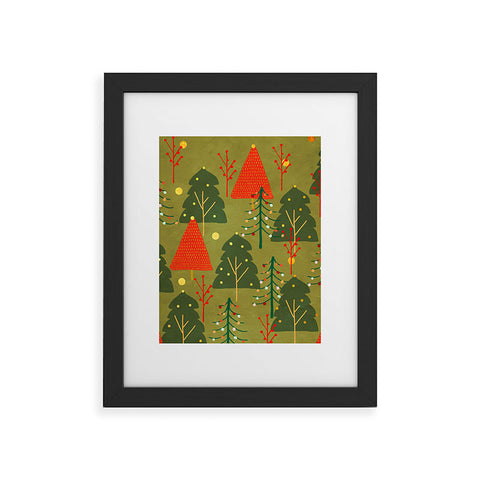 Viviana Gonzalez Decor Modern Christmas 3 Framed Art Print