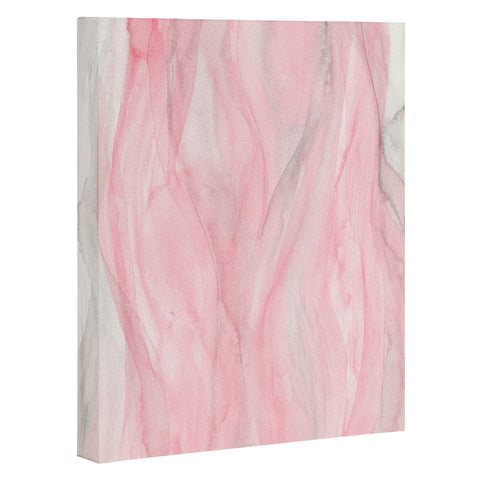Viviana Gonzalez Delicate pink waves Art Canvas