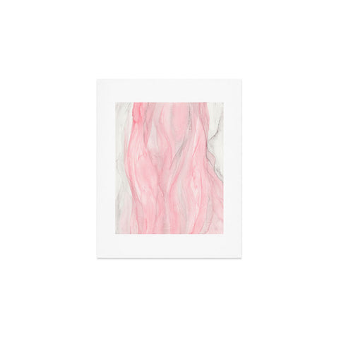 Viviana Gonzalez Delicate pink waves Art Print