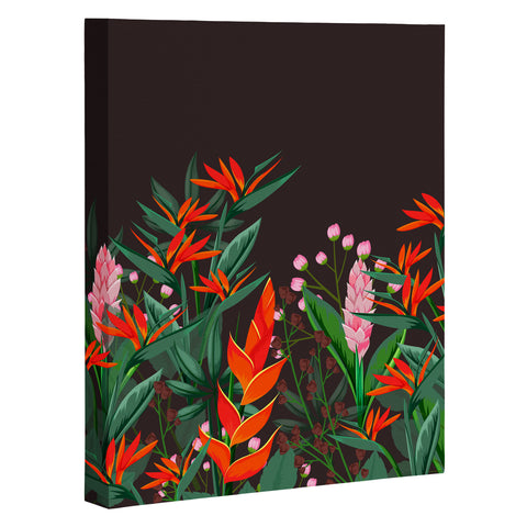Viviana Gonzalez Dramatic Florals collection 01 Art Canvas
