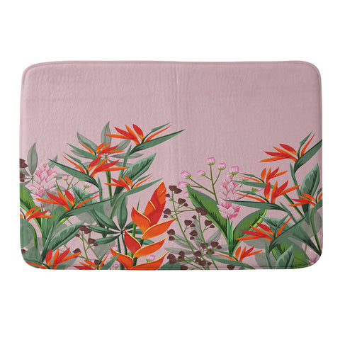 Viviana Gonzalez Dramatic Florals collection 02 Memory Foam Bath Mat