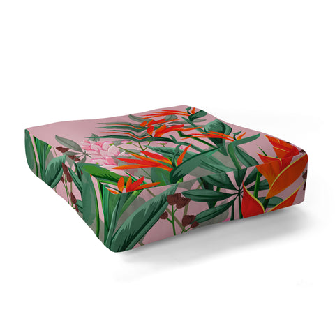 Viviana Gonzalez Dramatic Florals collection 02 Floor Pillow Square