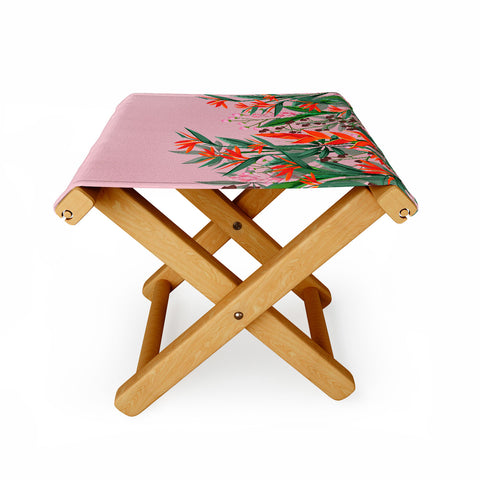 Viviana Gonzalez Dramatic Florals collection 02 Folding Stool