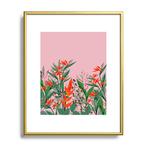 Viviana Gonzalez Dramatic Florals collection 02 Metal Framed Art Print