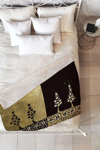 Viviana Gonzalez Dual Fleece Throw Blanket