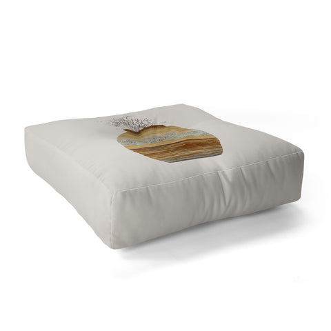 Viviana Gonzalez Earthenware Inspiration Vase Floor Pillow Square