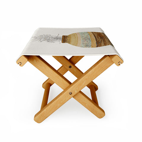 Viviana Gonzalez Earthenware Inspiration Vase Folding Stool