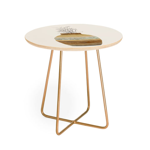 Viviana Gonzalez Earthenware Inspiration Vase Round Side Table