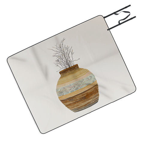 Viviana Gonzalez Earthenware Inspiration Vase Picnic Blanket