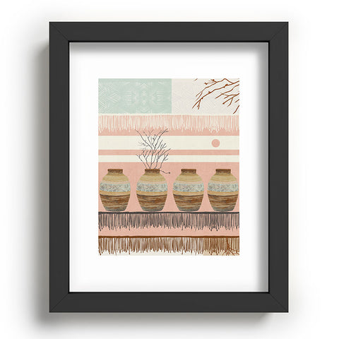Viviana Gonzalez Earthenware InspirationPattern Recessed Framing Rectangle