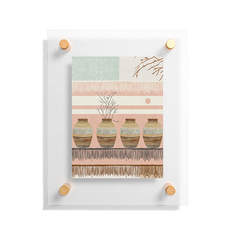 Viviana Gonzalez Earthenware InspirationPattern Floating Acrylic Print