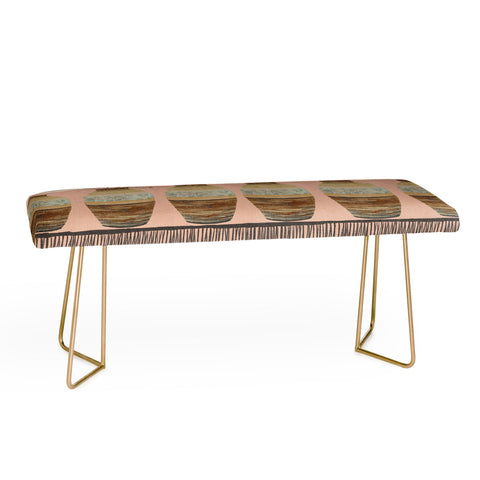 Viviana Gonzalez Earthenware InspirationPattern Bench