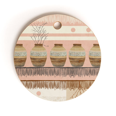 Viviana Gonzalez Earthenware InspirationPattern Cutting Board Round