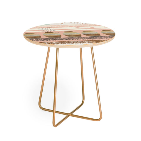 Viviana Gonzalez Earthenware InspirationPattern Round Side Table