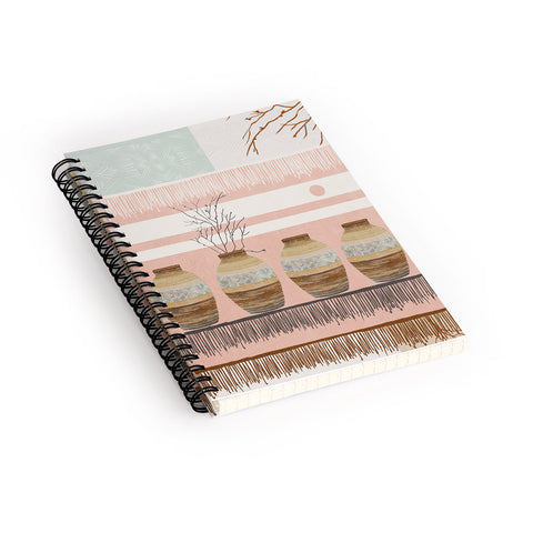 Viviana Gonzalez Earthenware InspirationPattern Spiral Notebook