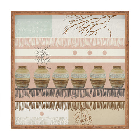 Viviana Gonzalez Earthenware InspirationPattern Square Tray