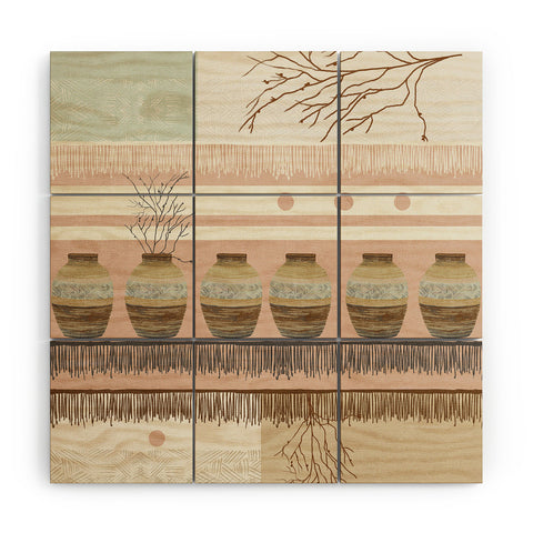 Viviana Gonzalez Earthenware InspirationPattern Wood Wall Mural