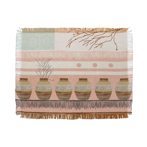 Viviana Gonzalez Earthenware InspirationPattern Throw Blanket