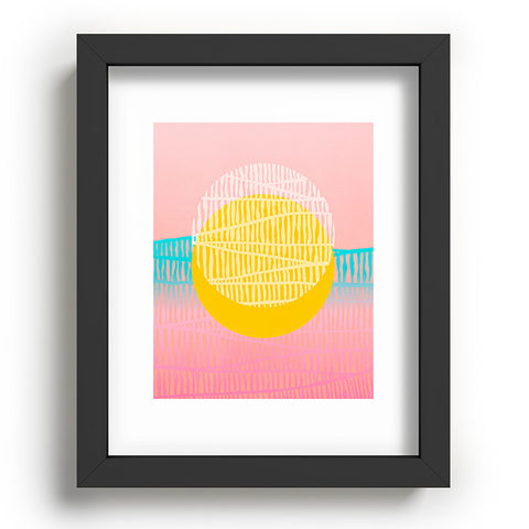 Viviana Gonzalez Electric minimal sun Recessed Framing Rectangle