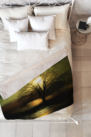 Viviana Gonzalez Energy From The Sun Fleece Throw Blanket