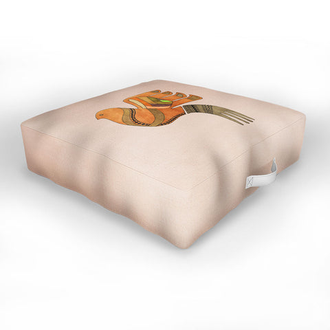 Viviana Gonzalez Ethnic vibes 01 Outdoor Floor Cushion