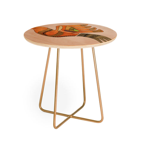 Viviana Gonzalez Ethnic vibes 01 Round Side Table