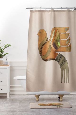 Viviana Gonzalez Ethnic vibes 01 Shower Curtain And Mat