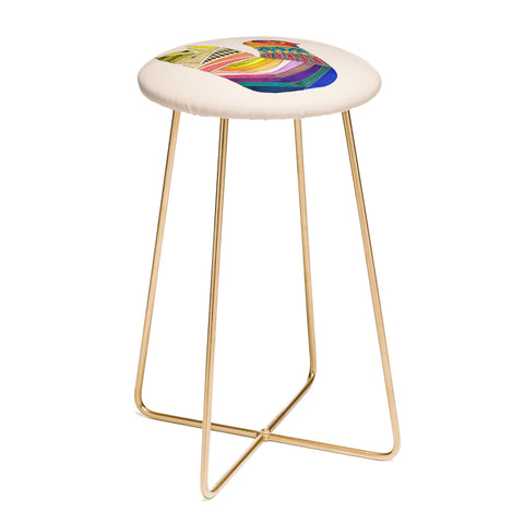 Viviana Gonzalez Ethnic vibes 02 Counter Stool