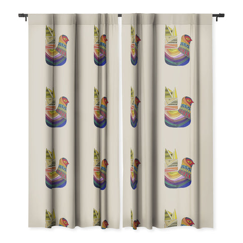 Viviana Gonzalez Ethnic vibes 02 Blackout Window Curtain