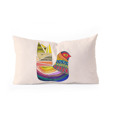 Viviana Gonzalez Ethnic vibes 02 Oblong Throw Pillow