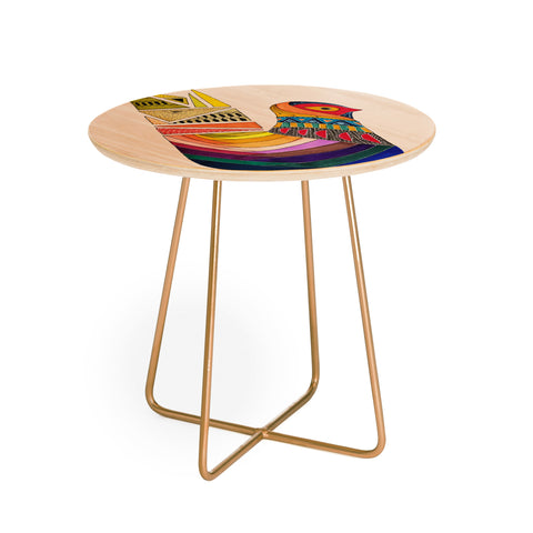 Viviana Gonzalez Ethnic vibes 02 Round Side Table