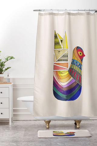 Viviana Gonzalez Ethnic vibes 02 Shower Curtain And Mat