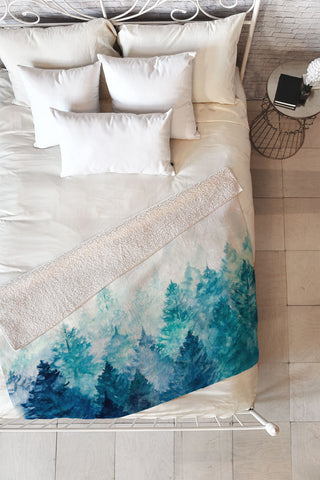 Viviana Gonzalez Fade Away I Fleece Throw Blanket