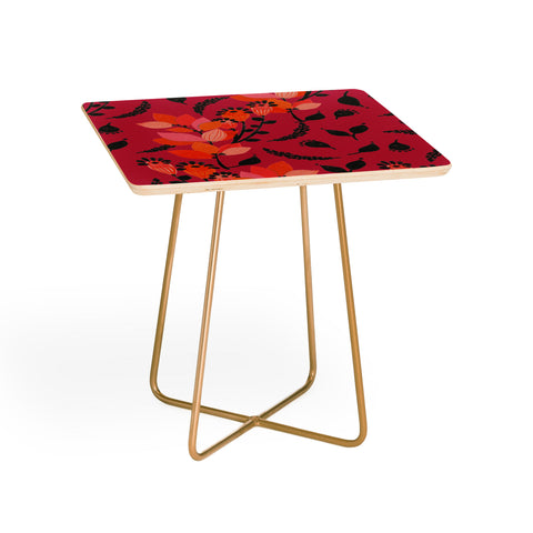 Viviana Gonzalez Floral Magenta vibes 01 Side Table