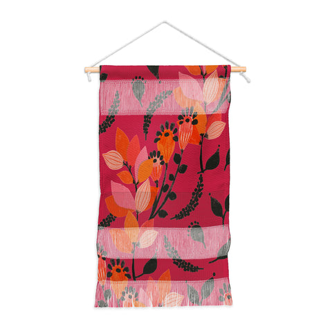 Viviana Gonzalez Floral Magenta vibes 01 Wall Hanging Portrait