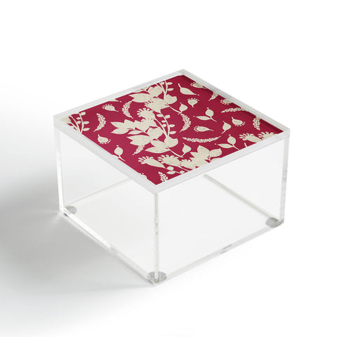 Viviana Gonzalez Floral Magenta vibes 02 Acrylic Box