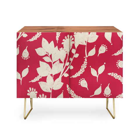 Viviana Gonzalez Floral Magenta vibes 02 Credenza