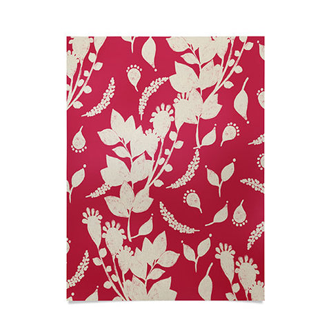 Viviana Gonzalez Floral Magenta vibes 02 Poster