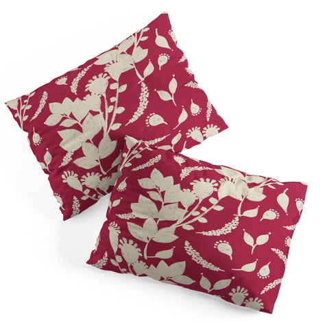 Viviana Gonzalez Floral Magenta vibes 02 Pillow Shams