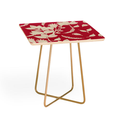Viviana Gonzalez Floral Magenta vibes 02 Side Table