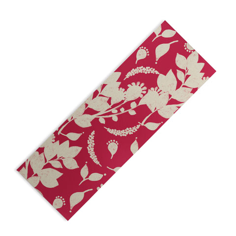 Viviana Gonzalez Floral Magenta vibes 02 Yoga Mat
