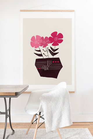 Viviana Gonzalez Floral vibes III Art Print And Hanger