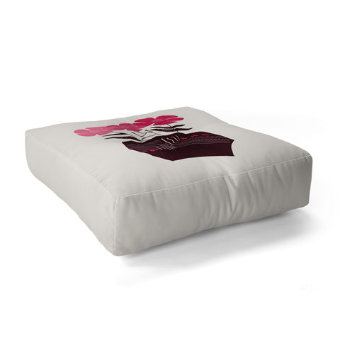 Viviana Gonzalez Floral vibes III Floor Pillow Square