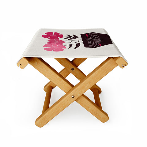 Viviana Gonzalez Floral vibes III Folding Stool