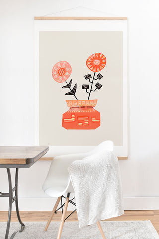 Viviana Gonzalez Floral vibes V Art Print And Hanger