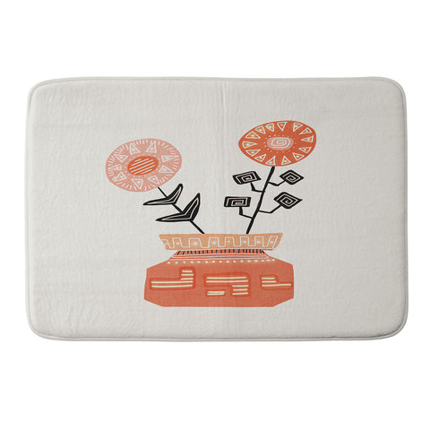 Viviana Gonzalez Floral vibes V Memory Foam Bath Mat