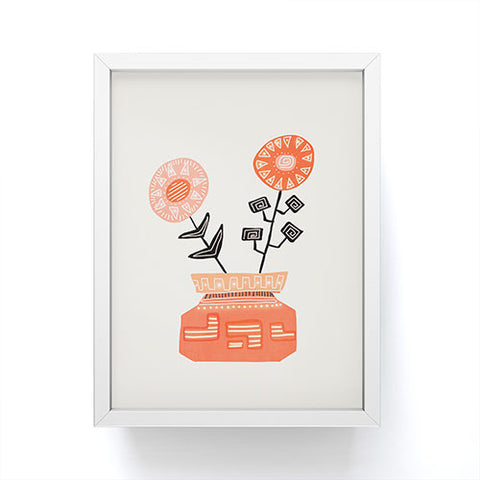 Viviana Gonzalez Floral vibes V Framed Mini Art Print