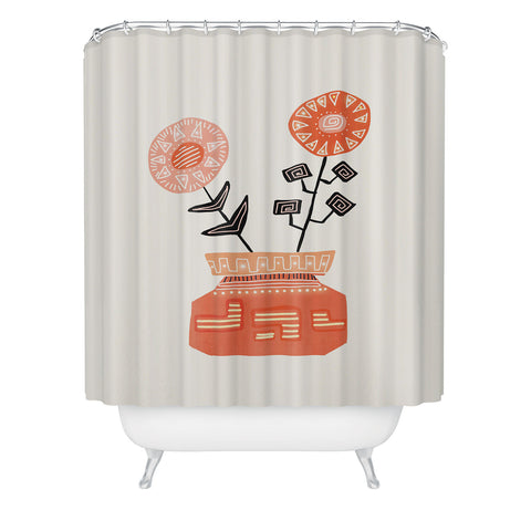 Viviana Gonzalez Floral vibes V Shower Curtain
