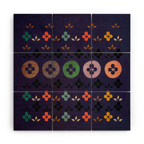 Viviana Gonzalez Floral Vintage Wood Wall Mural