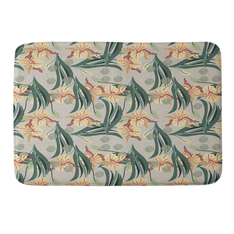 Viviana Gonzalez Florals pattern 01 Memory Foam Bath Mat